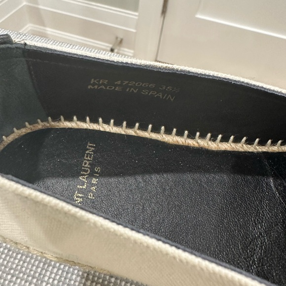 YSL espadrilles cream/white LIKE NEW - Picture 5 of 5